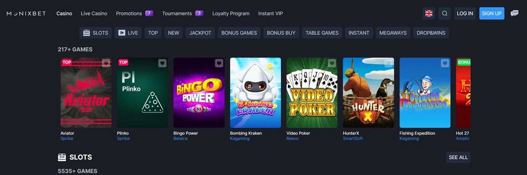 Online casinosite Monixbet recensie - Beloningen, inloggen, efficiëntie, afwikkelingssystemen Online casinosite Monixbet recensie - Beloningen, inloggen, efficiëntie, afwikkelingssystemen